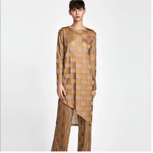 Zara Checkered Pants - NWT